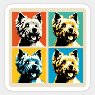 Cairn Terrier Pop Art - Dog Lover Gifts Sticker